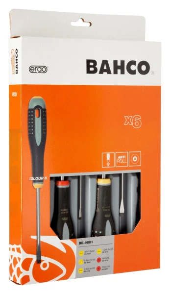 Bahco Schroevendraaierset 6-dlg 4 Bahco Schroevendraaierset 6-dlg - Afbeelding 2