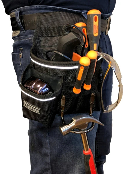 ToolPack Industriële Gereedschapshouder, Metalen Hamerhouder, Metalen Broekclip En Riemlus 4 ToolPack Industriële Gereedschapshouder, Metalen Hamerhouder, Metalen Broekclip En Riemlus - Afbeelding 2