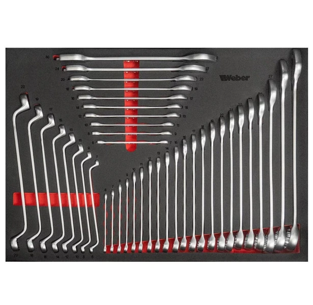 Weber Gevulde Gereedschapswagen Incl. Papierrolhouder - 300-delig 10 Weber Gevulde Gereedschapswagen Incl. Papierrolhouder - 300-delig - Afbeelding 8