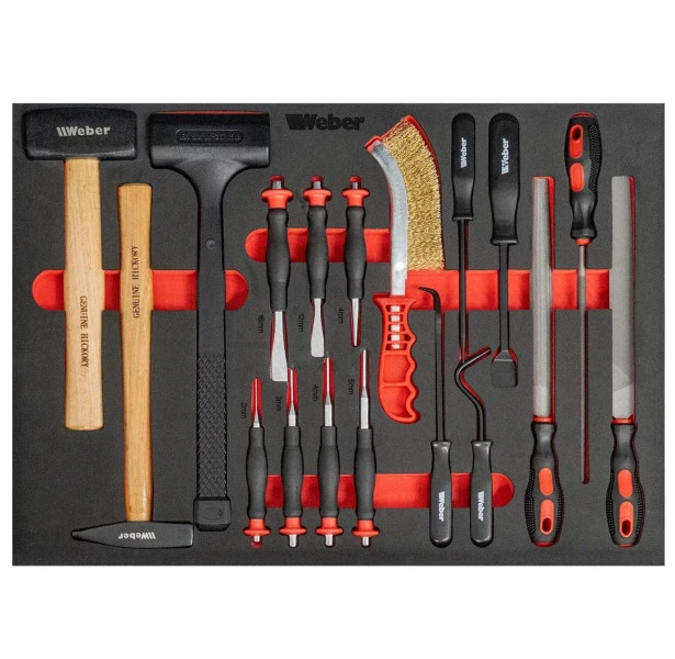 Weber Gevulde Gereedschapswagen Incl. Papierrolhouder - 300-delig 9 Weber Gevulde Gereedschapswagen Incl. Papierrolhouder - 300-delig - Afbeelding 7