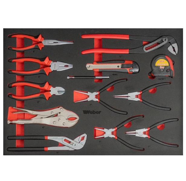 Weber Gevulde Gereedschapswagen Incl. Papierrolhouder - 300-delig 8 Weber Gevulde Gereedschapswagen Incl. Papierrolhouder - 300-delig - Afbeelding 6