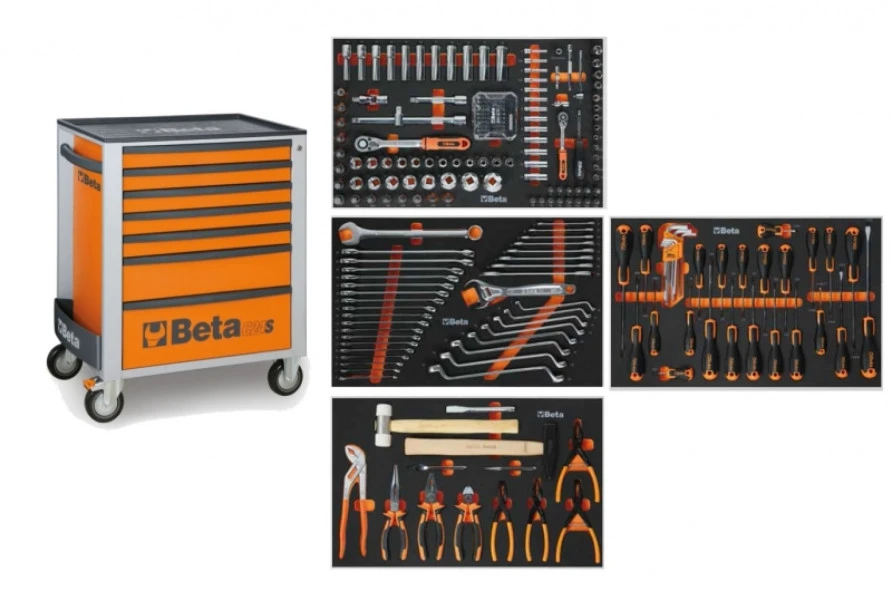Beta Gevulde Gereedschapswagen 2400S O7/E-S - 240 Delig 3 Beta Gevulde Gereedschapswagen 2400S O7/E-S - 240 Delig