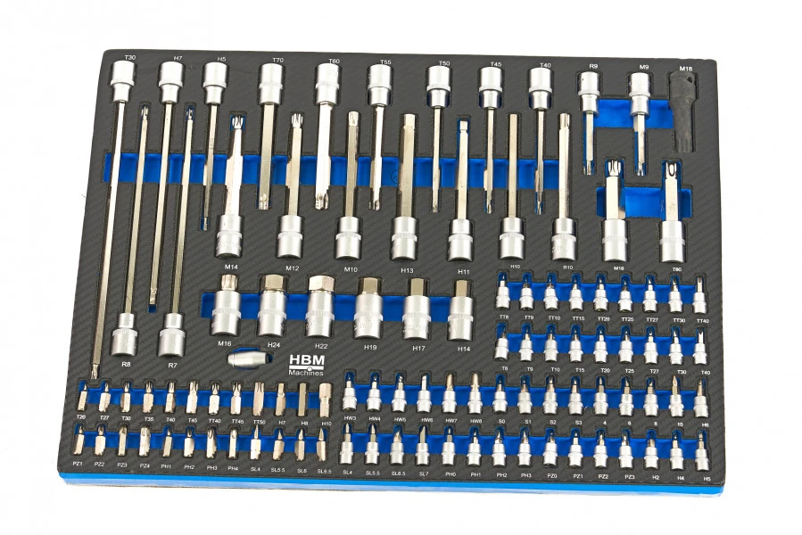 HBM 245 Delige Premium Gereedschapsvulling Voor Gereedschapswagen 6 HBM 245 Delige Premium Gereedschapsvulling Voor Gereedschapswagen - Afbeelding 4