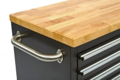 HBM Verrijdbare Gereedschapswagen Met Houten Werkblad - 122 Cm - Zwart -Thuis Gereedschap Winkel hbm 005 56.jpg 1200x600 fc834ebc88