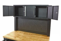 HBM Gereedschapswagen Met Kastenwand, Houten Werkblad, 122 Cm, Zwart -Thuis Gereedschap Winkel hbm 007 104.jpg 1200x600 73c00ebc88