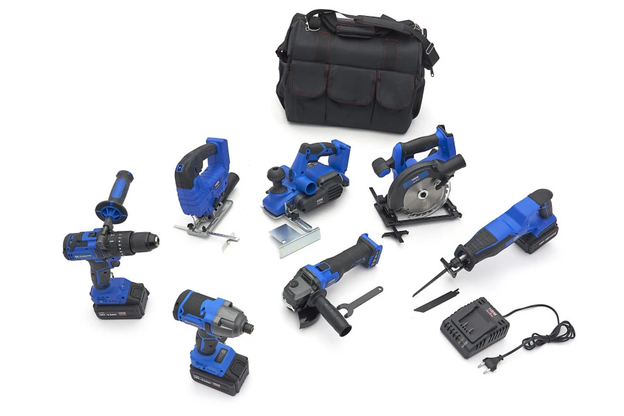 HBM Combiset Op Accu, 7-delig, 18V 5,0Ah Power20.5 3 HBM Combiset Op Accu, 7-delig, 18V 5,0Ah Power20.5