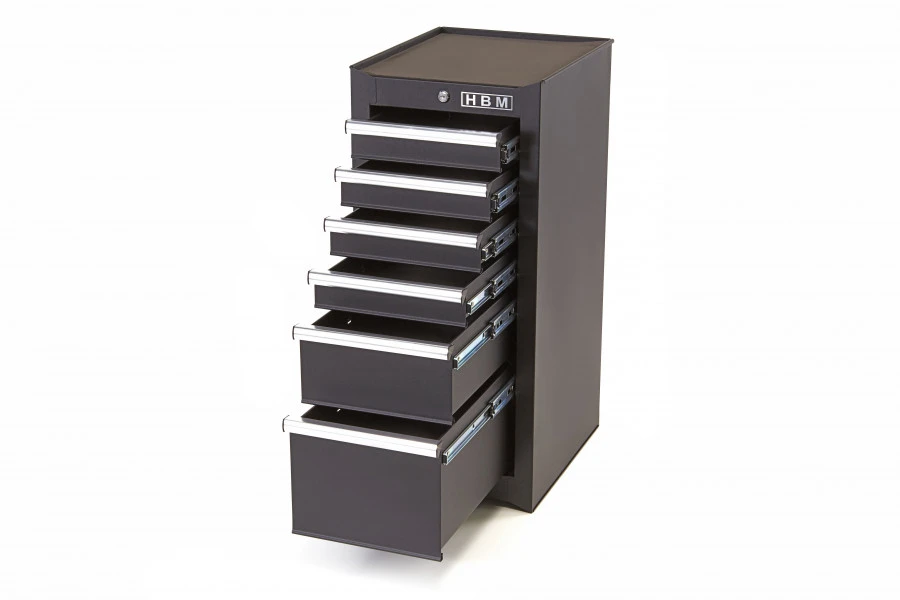 HBM 6 Laden Gereedschapskast Zwart 3 HBM 6 Laden Gereedschapskast Zwart