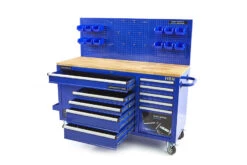 HBM Gereedschapswagen Met Achterwand, Houten Werkblad, 158 Cm, Blauw -Thuis Gereedschap Winkel hbm 013 100.jpg 1200x600 a919febc88