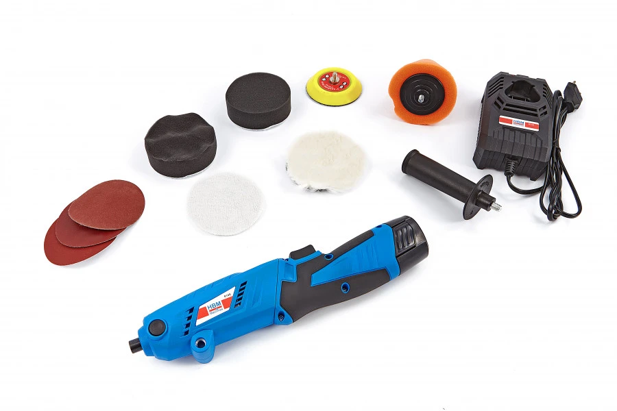 HBM Polijstmachine, Schuurmachine Op Accu 75 Mm 10,8 Volt 1,5 Ah Power10 3 HBM Polijstmachine, Schuurmachine Op Accu 75 Mm 10,8 Volt 1,5 Ah Power10