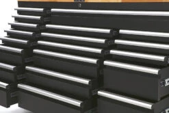 HBM Verrijdbare Gereedschapswagen Met Houten Werkblad - 146 Cm - Zwart -Thuis Gereedschap Winkel hbm 015 38.jpg 1200x600 b588bebc88