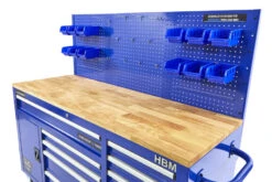 HBM Gereedschapswagen Met Achterwand, Houten Werkblad, 158 Cm, Blauw -Thuis Gereedschap Winkel hbm 020 103.jpg 1200x600 a4627ebc88