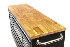 HBM Verrijdbare Gereedschapswagen Met Houten Werkblad - 146 Cm - Zwart -Thuis Gereedschap Winkel hbm 022 61.jpg 1200x600 a5abbebc88