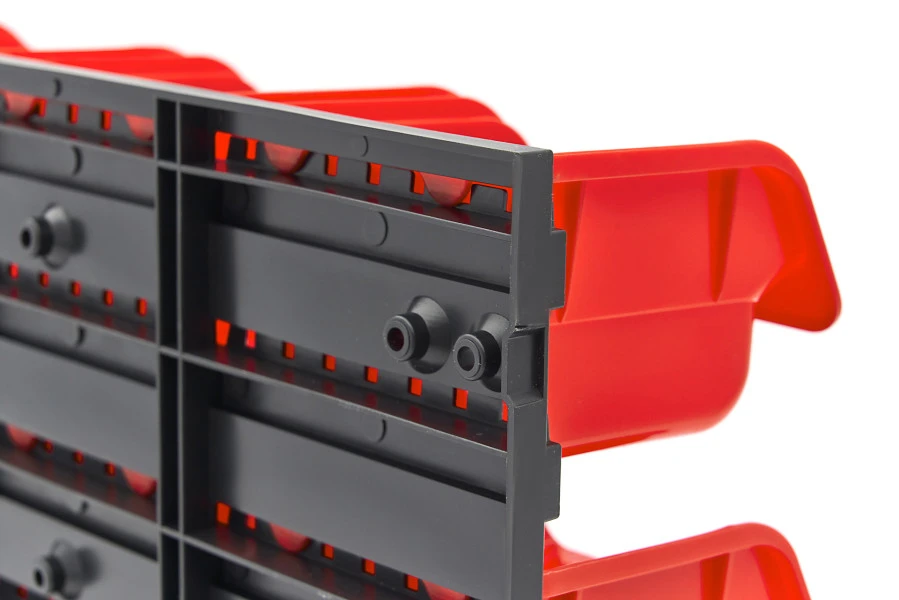 HBM Gereedschapswand Met 96 Opbergbakken 100-delig 7 HBM Gereedschapswand Met 96 Opbergbakken 100-delig - Afbeelding 5