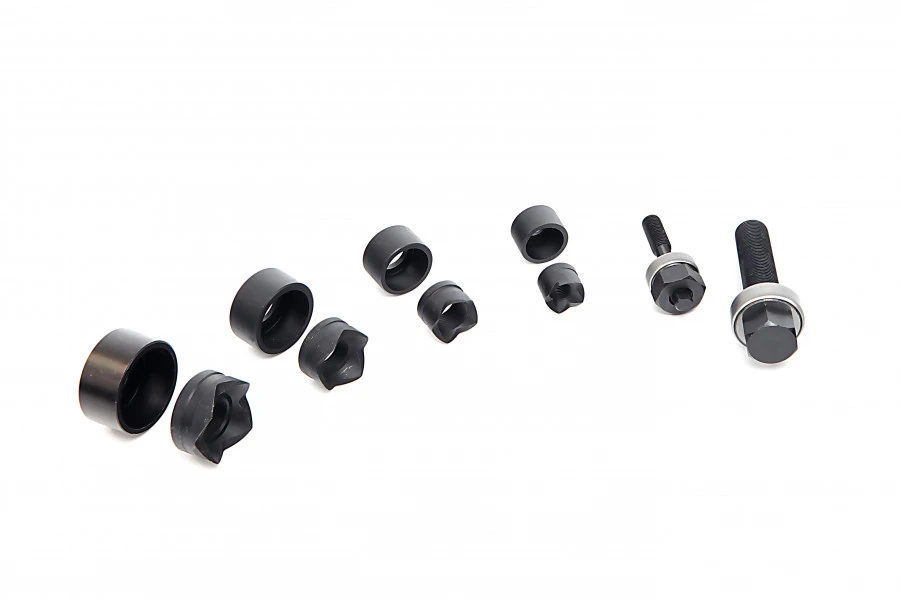 HBM 4 Delige Plaatpons / Schroefpons Set 3 HBM 4 Delige Plaatpons / Schroefpons Set