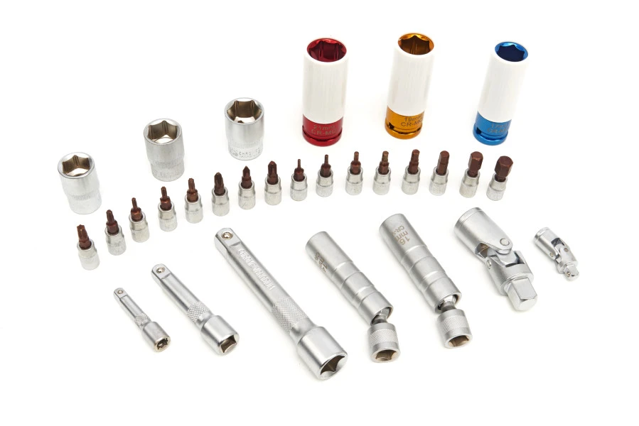 HBM 32 Delige Professionele Momentsleutelset 5 - 220 NM 3 HBM 32 Delige Professionele Momentsleutelset 5 - 220 NM