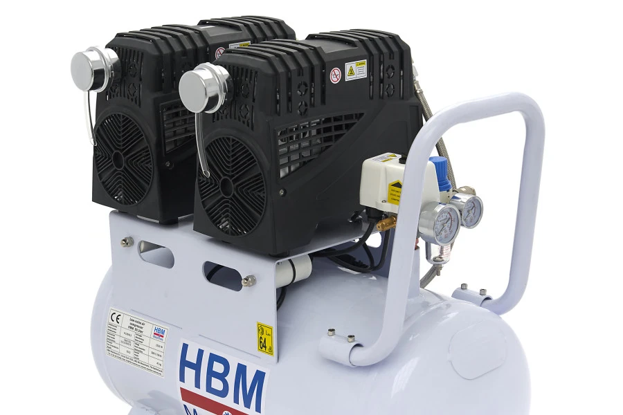 HBM Low Noise Compressor, 1,5PK, 50L, Model 2 8 HBM Low Noise Compressor, 1,5PK, 50L, Model 2 - Afbeelding 6