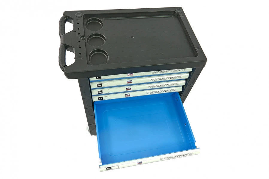 HBM Premium Gevulde Gereedschapswagen - 154 Delig 13 HBM Premium Gevulde Gereedschapswagen - 154 Delig - Afbeelding 11