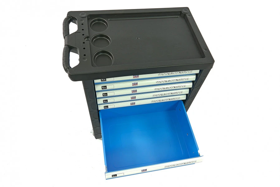 HBM Premium Gevulde Gereedschapswagen - 154 Delig 14 HBM Premium Gevulde Gereedschapswagen - 154 Delig - Afbeelding 12