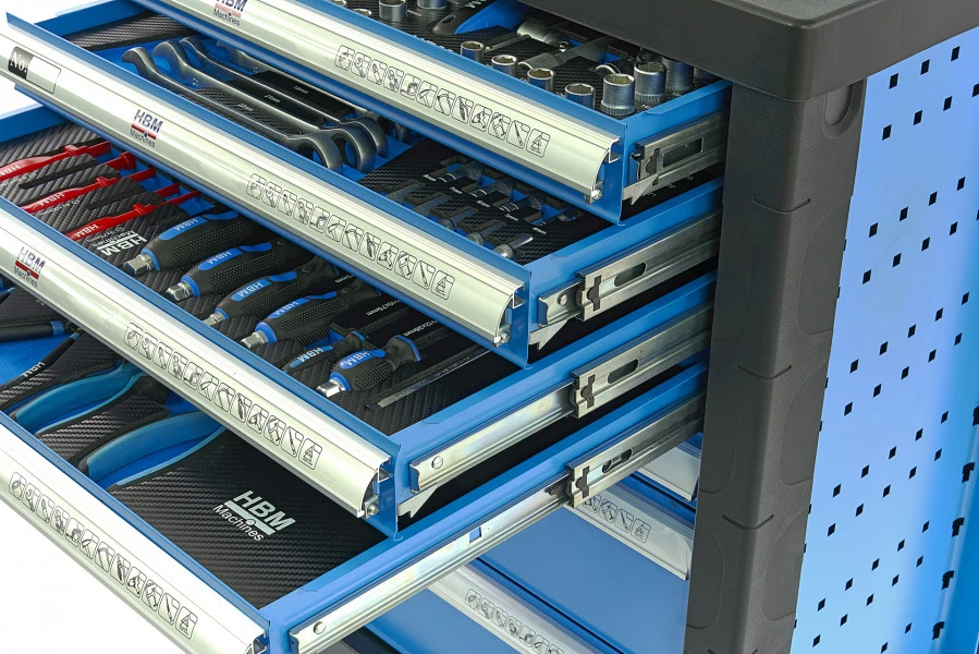 HBM Premium Gevulde Gereedschapswagen - 154 Delig 8 HBM Premium Gevulde Gereedschapswagen - 154 Delig - Afbeelding 6