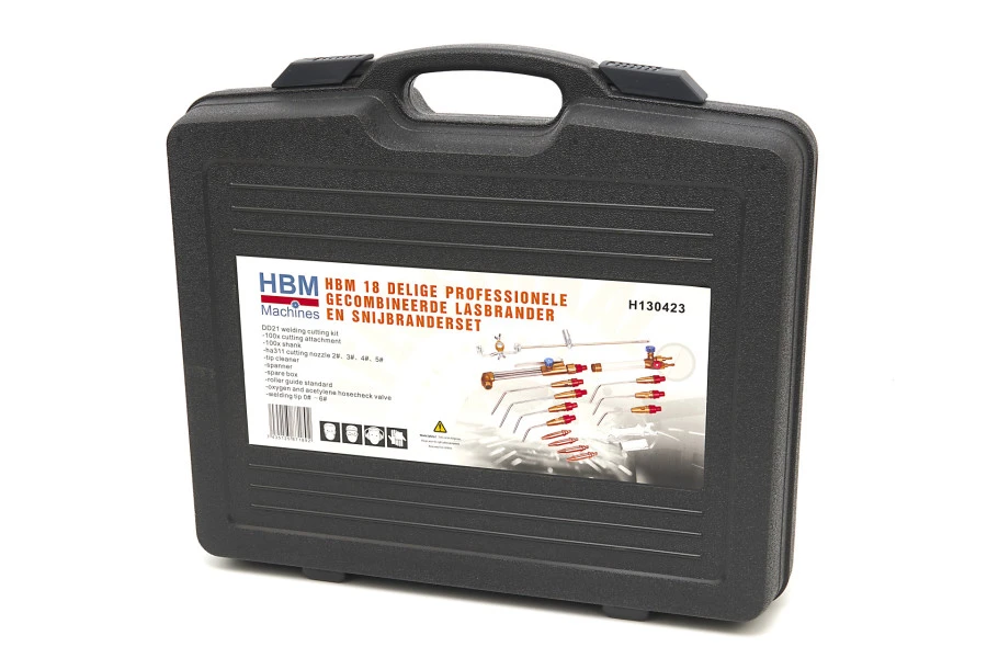 HBM Gecombineerde Lasbrander En Snijbranderset 18-delig 13 HBM Gecombineerde Lasbrander En Snijbranderset 18-delig - Afbeelding 11