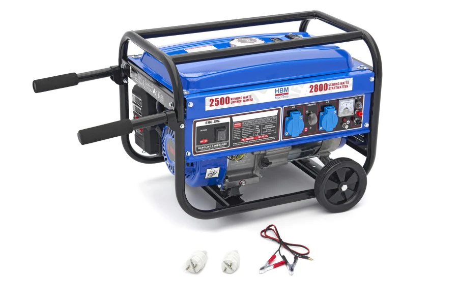 HBM 2.800W Generator Met 208 Cc Benzinemotor, 230V 5 HBM 2.800W Generator Met 208 Cc Benzinemotor, 230V - Afbeelding 3