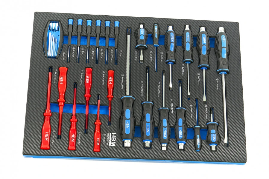 HBM Premium Gevulde Gereedschapswagen - 154 Delig 17 HBM Premium Gevulde Gereedschapswagen - 154 Delig - Afbeelding 15