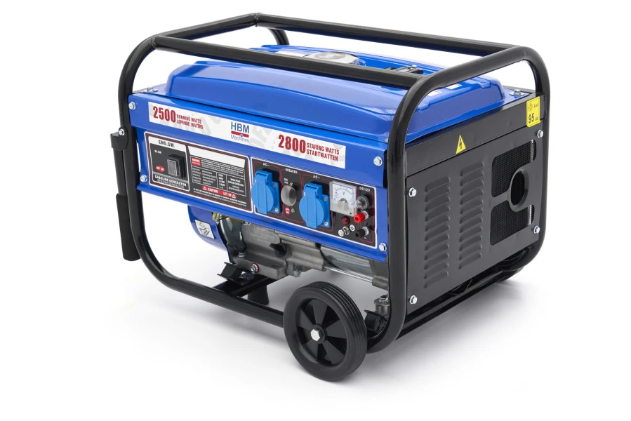 HBM 2.800W Generator Met 208 Cc Benzinemotor, 230V 3 HBM 2.800W Generator Met 208 Cc Benzinemotor, 230V