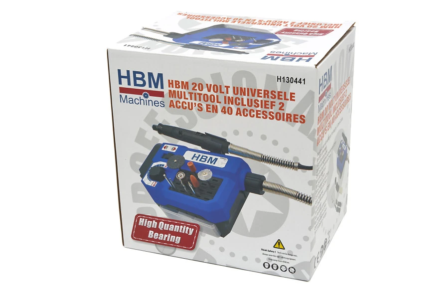 HBM Universele Multitool 20 Volt 4.0 Ah Power20.5 19 HBM Universele Multitool 20 Volt 4.0 Ah Power20.5 - Afbeelding 17
