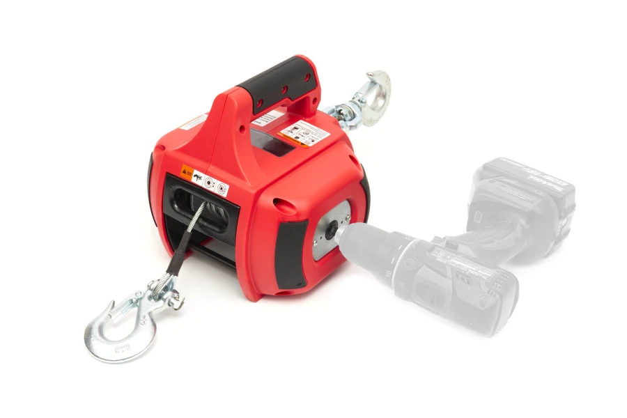 HBM Draagbare Treklier Boormachine Aangedreven 225 Kg Rood 4 HBM Draagbare Treklier Boormachine Aangedreven 225 Kg Rood - Afbeelding 2