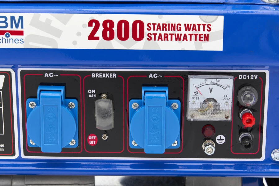 HBM 2.800W Generator Met 208 Cc Benzinemotor, 230V 10 HBM 2.800W Generator Met 208 Cc Benzinemotor, 230V - Afbeelding 8