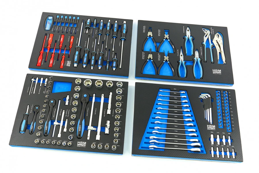 HBM Premium Gevulde Gereedschapswagen - 154 Delig 3 HBM Premium Gevulde Gereedschapswagen - 154 Delig
