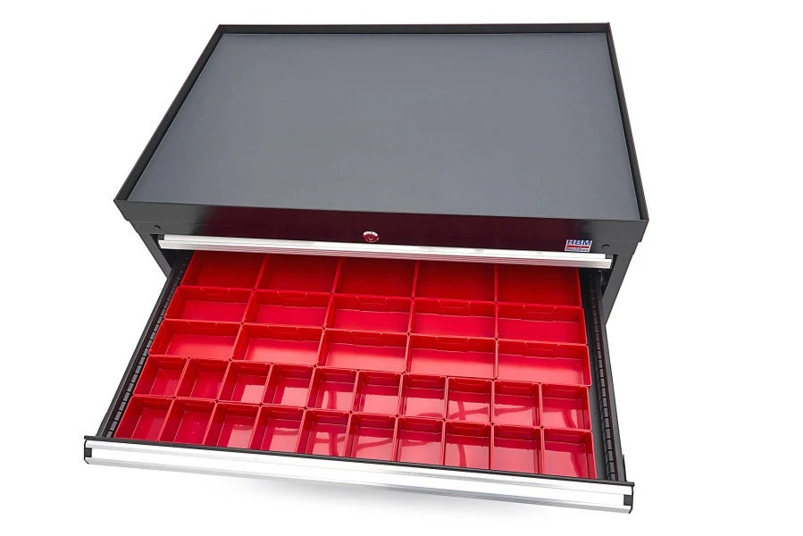 HBM 6 Laden Profi Gereedschapskast 88 X 58 X 80 Cm Zwart 10 HBM 6 Laden Profi Gereedschapskast 88 X 58 X 80 Cm Zwart - Afbeelding 8