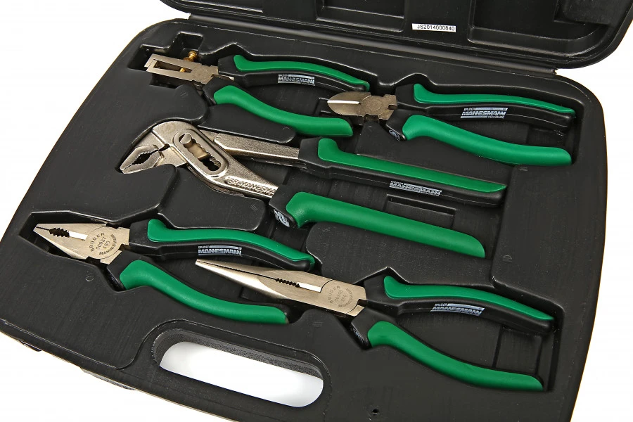 Mannesmann 5 Delige Tangenset In Koffer - 10996 3 Mannesmann 5 Delige Tangenset In Koffer - 10996