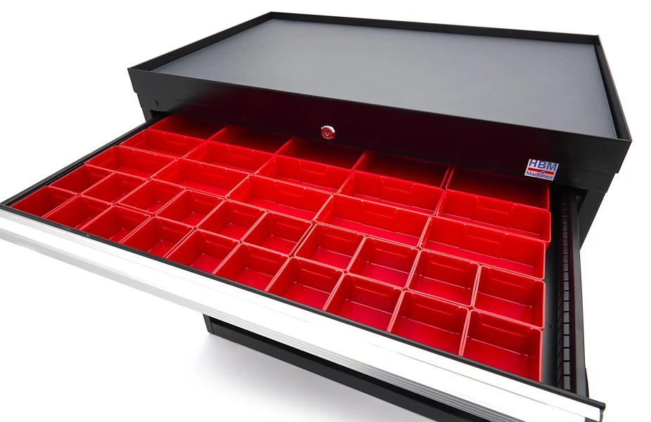 HBM 6 Laden Profi Gereedschapskast 88 X 58 X 80 Cm Zwart 8 HBM 6 Laden Profi Gereedschapskast 88 X 58 X 80 Cm Zwart - Afbeelding 6