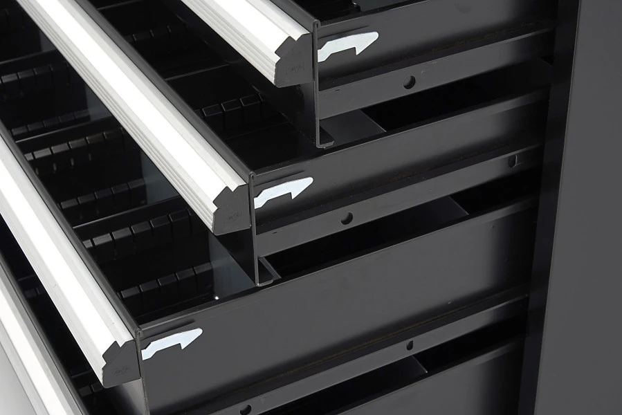 HBM 6 Laden Profi Gereedschapskast 88 X 58 X 80 Cm Zwart 16 HBM 6 Laden Profi Gereedschapskast 88 X 58 X 80 Cm Zwart - Afbeelding 14