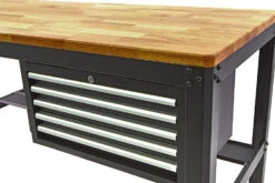 HBM 156 Cm Professionele Werkbank Met 5 Laden En Houten Werkblad Zwart -Thuis Gereedschap Winkel hbm 107 82.jpg 1200x600 a3b3bebc88