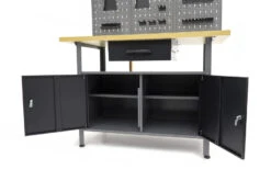 HBM Werkbank Met Deuren 120 X 60 X 200 Cm -Thuis Gereedschap Winkel hbm 108 149.jpg 1200x600 2386aebc88