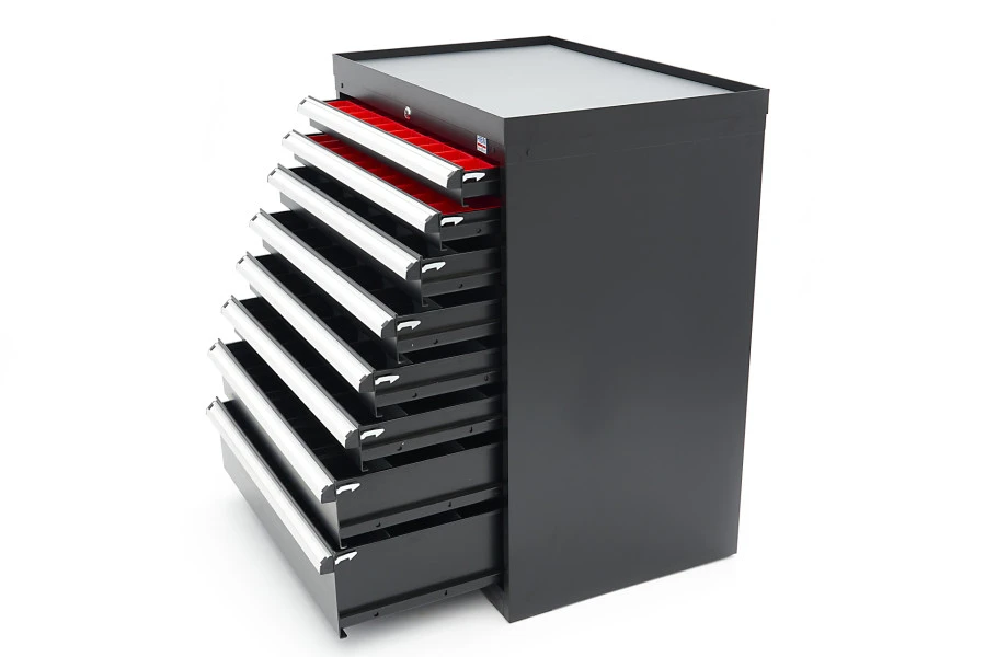 HBM 8 Laden Profi Gereedschapskast 88 X 58 X 100 Cm Zwart 5 HBM 8 Laden Profi Gereedschapskast 88 X 58 X 100 Cm Zwart - Afbeelding 3