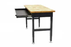 HBM In Hoogte Verstelbare Werkbank Met Massief Houten Werkblad En Lade 152 Cm -Thuis Gereedschap Winkel hbm 1080 2.jpg 1200x600 f418febc88