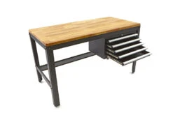 HBM 156 Cm Professionele Werkbank Met 5 Laden En Houten Werkblad Zwart -Thuis Gereedschap Winkel hbm 110 88.jpg 1200x600 e921aebc88