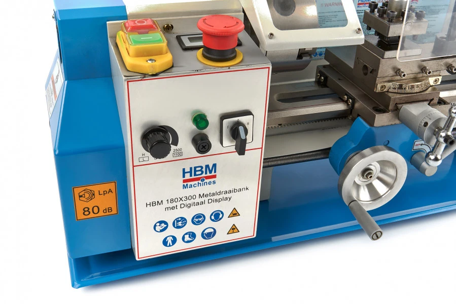 HBM 180 X 300 Metaaldraaibank Met Digitaal Display 7 HBM 180 X 300 Metaaldraaibank Met Digitaal Display - Afbeelding 5