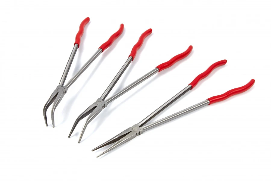 HBM Profi 400 Mm 3 Delige Lange Tangenset 3 HBM Profi 400 Mm 3 Delige Lange Tangenset