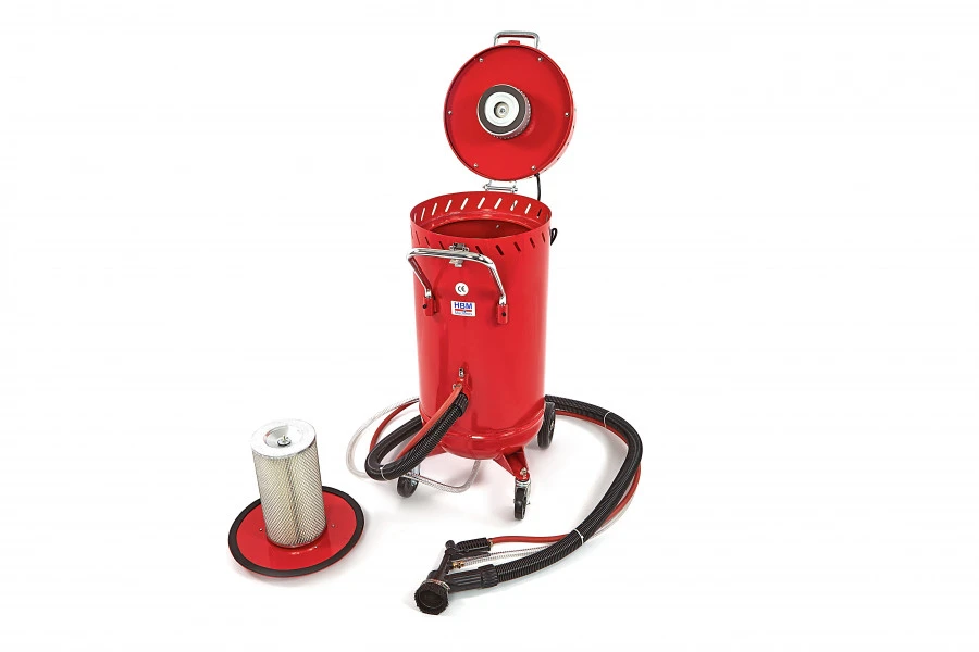 HBM SBC 28 Verrijdbare Straalketel Met Afzuiging 4 HBM SBC 28 Verrijdbare Straalketel Met Afzuiging - Afbeelding 2