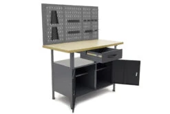 HBM Werkbank Met Deuren 120 X 60 X 145 Cm -Thuis Gereedschap Winkel hbm 131 129.jpg 1200x600 5424debc88