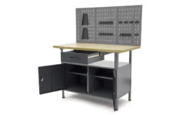 HBM Werkbank Met Deuren 120 X 60 X 145 Cm -Thuis Gereedschap Winkel hbm 132 130.jpg 1200x600 07aaeebc88