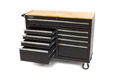 HBM Verrijdbare Gereedschapswagen Met Houten Werkblad - 117 Cm - Zwart -Thuis Gereedschap Winkel hbm 147 54.jpg 1200x600 99221ebc88