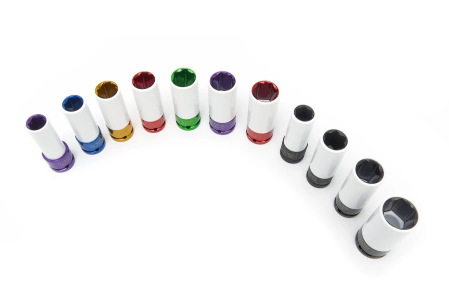 HBM Lange Krachtdoppenset Met Beschermkappen 11-delig, 1/2 Inch 6 HBM Lange Krachtdoppenset Met Beschermkappen 11-delig, 1/2 Inch - Afbeelding 4