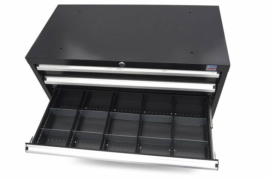 HBM 6 Laden Profi Gereedschapskast 90 X 45 X 90 Cm Zwart 11 HBM 6 Laden Profi Gereedschapskast 90 X 45 X 90 Cm Zwart - Afbeelding 9