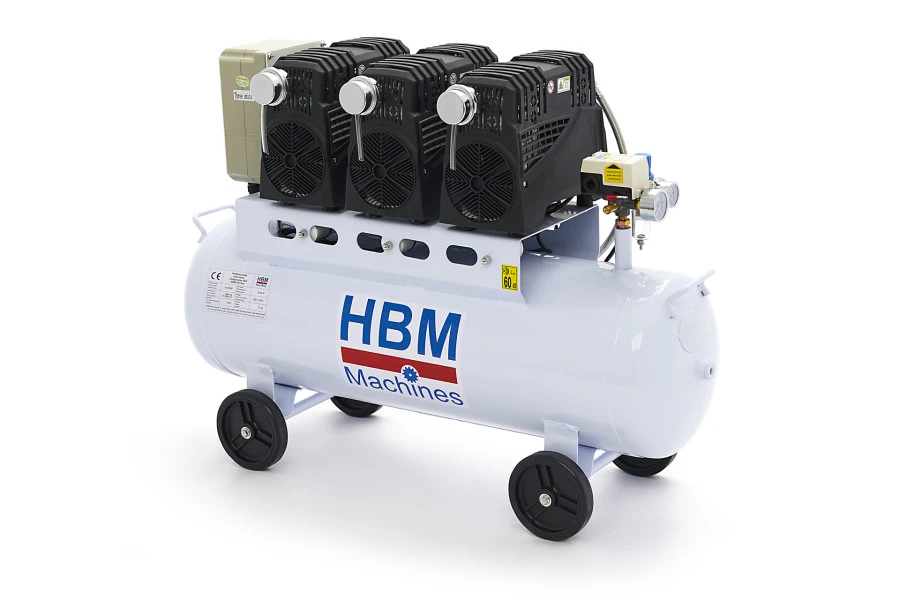 HBM 70 Liter Professionele Low Noise Compressor - Model 2 4 HBM 70 Liter Professionele Low Noise Compressor - Model 2 - Afbeelding 2