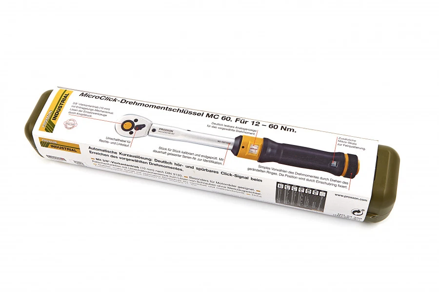Proxxon MicroClick MC 60 - 3/8" Momentsleutel 12-60 Nm 9 Proxxon MicroClick MC 60 - 3/8" Momentsleutel 12-60 Nm - Afbeelding 7